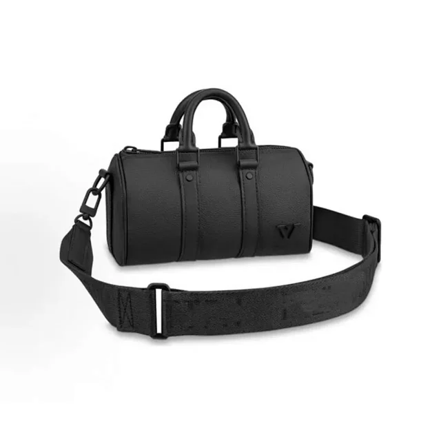 Unbranded Shoulder Bags Mini duffel bag with monogram print and detachable strap product detail image 7