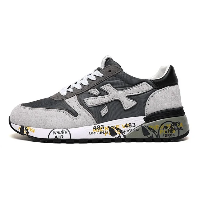 Premiata Sneakers Mick low-top graphic-sole product detail image 3