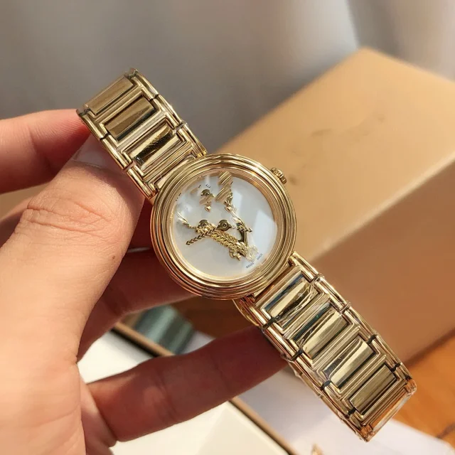 Versace Watches Medusa Motif Greek Key Bezel Metal Bracelet Watch product detail image 36
