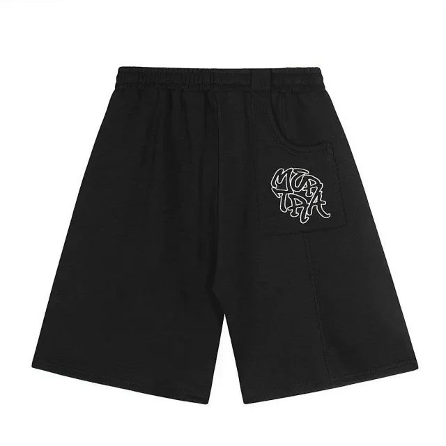 Mertra Shorts Contrast-Trim Embroidered Logo product detail image 7
