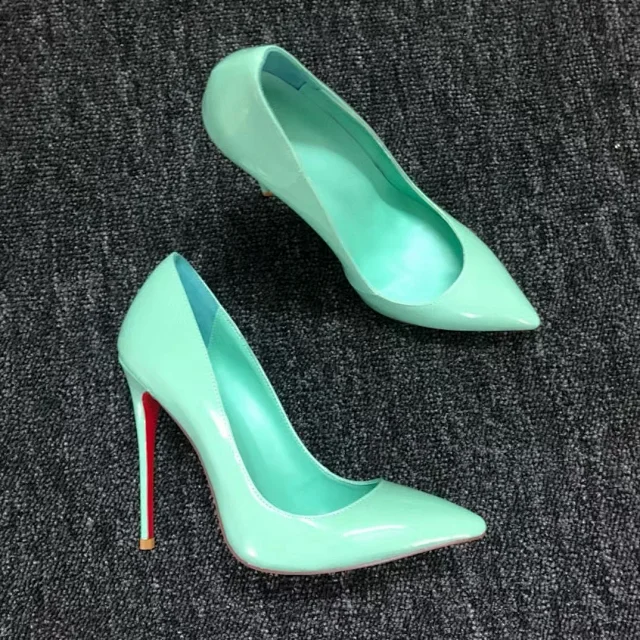 Unbranded High Heels Pointed-Toe Rhinestone Mesh Stiletto Pumps product detail image 2