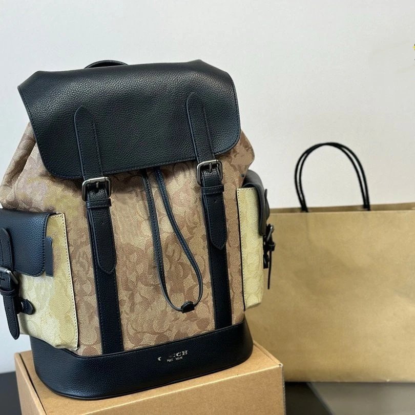 Coach Backpacks Flap Backpack with Side Pockets image 2
