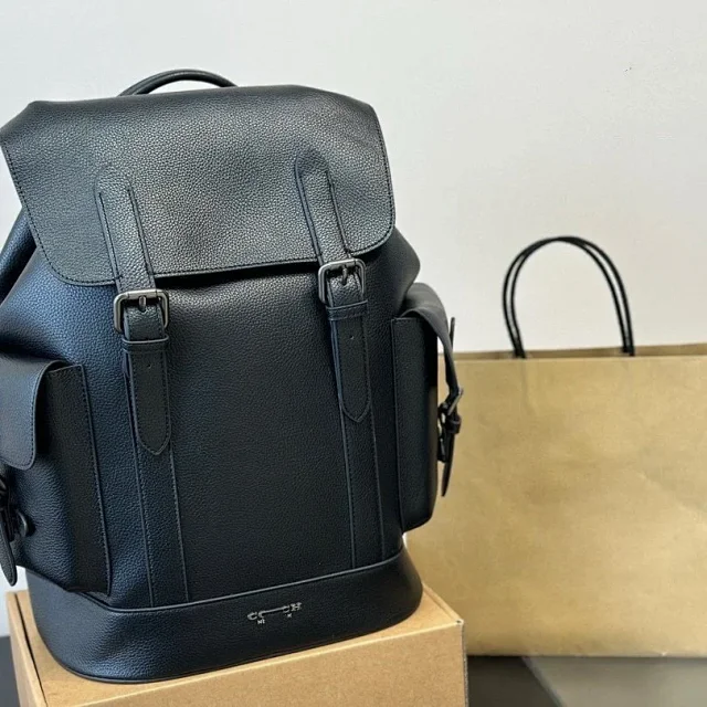 Coach Backpacks Flap Backpack with Side Pockets product detail image 3