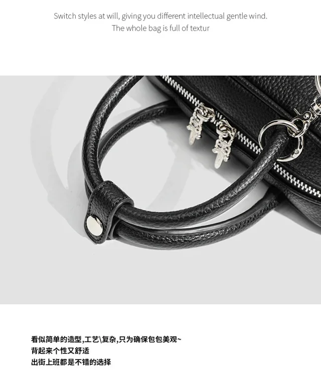 Chrome Hearts Crossbody Bags Embossed Cross Motif Boston Bag product detail image 10