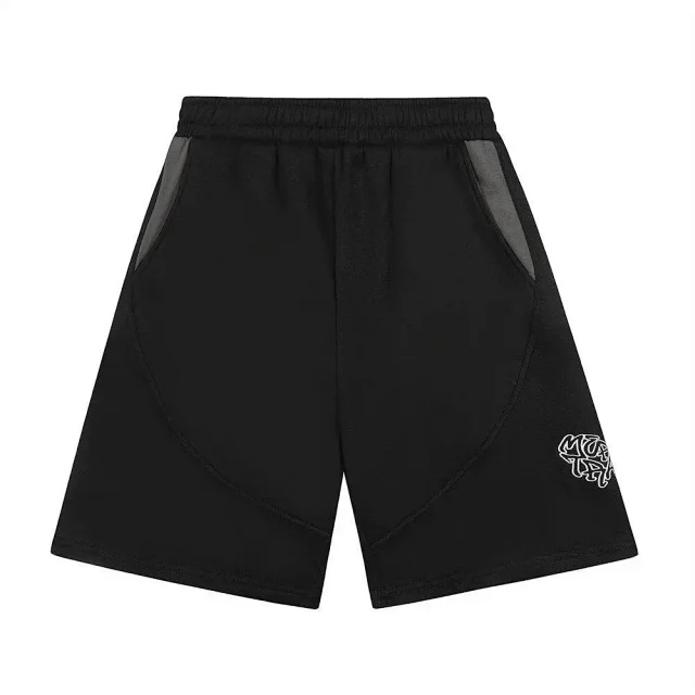 Mertra Shorts Contrast-Trim Embroidered Logo product detail image 6