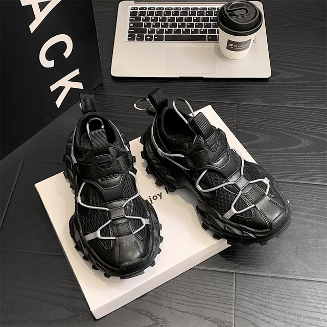 Unbranded Sneakers Chunky trail with bungee laces product detail image 3