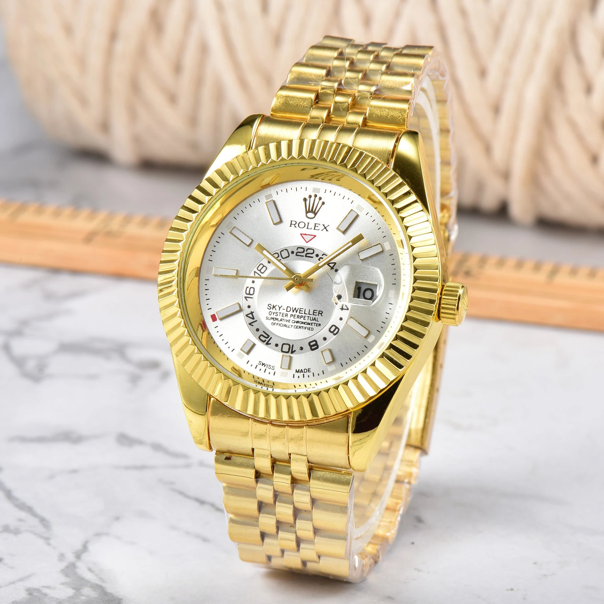Rolex Watches Sky-Dweller Quartz Watch with Date Window — ty6