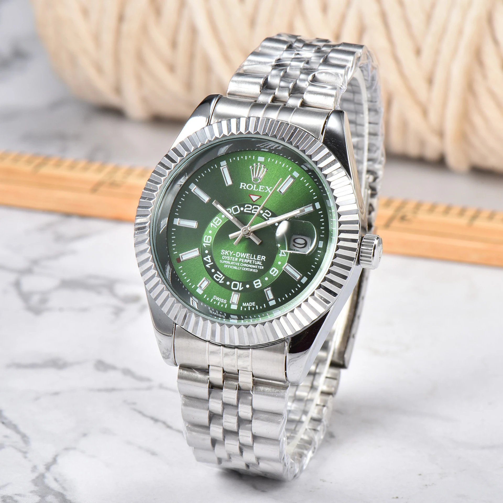 Rolex Watches Sky-Dweller Quartz Watch with Date Window — ty14