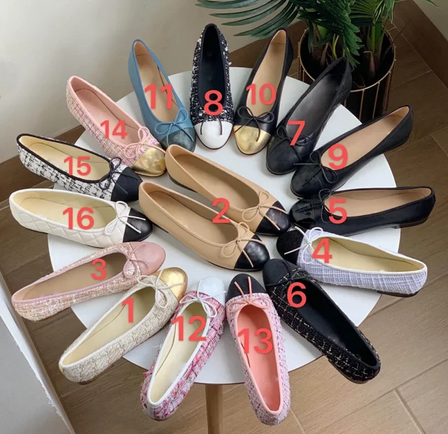 Chanel Casual Shoes Ballet Flats with Bow and CC Toe Logo product detail image 1