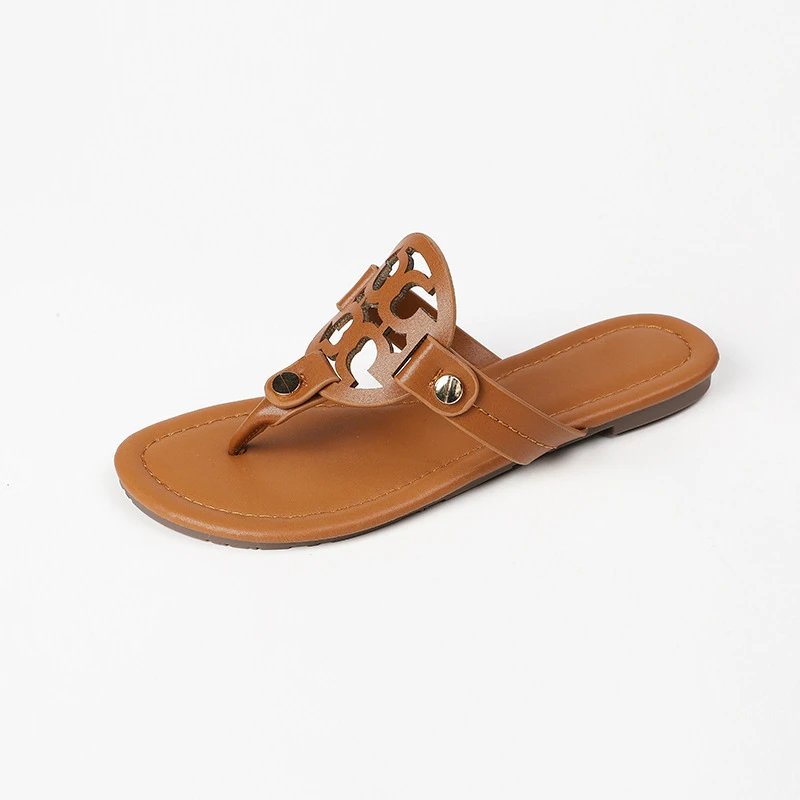 Tory Burch Sandals Double-T Logo Thong Flat image 5