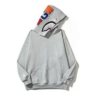 A Bathing Ape Hoodies & Sweatshirts Shark-hood full-zip hoodie with contrast stripe sleeves product detail image 7
