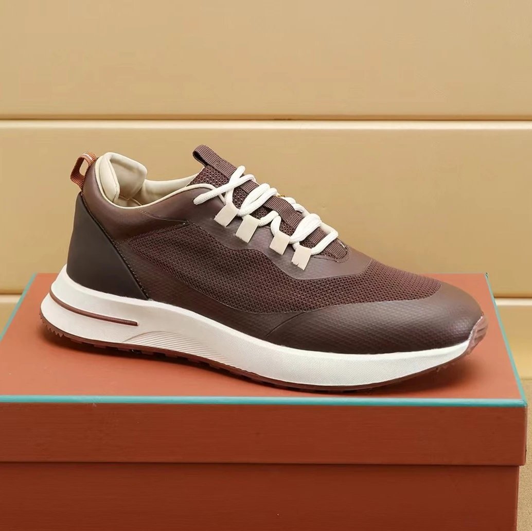 Unbranded Sneakers Mesh Lace-Up with Thick Sole — 8