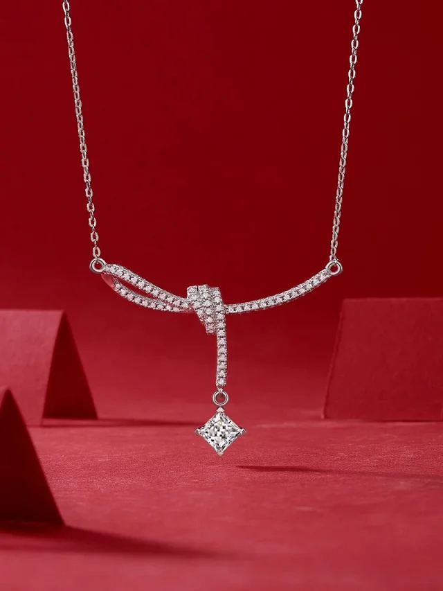 Unbranded Jewelry Moissanite Pendant Necklace product detail image 15