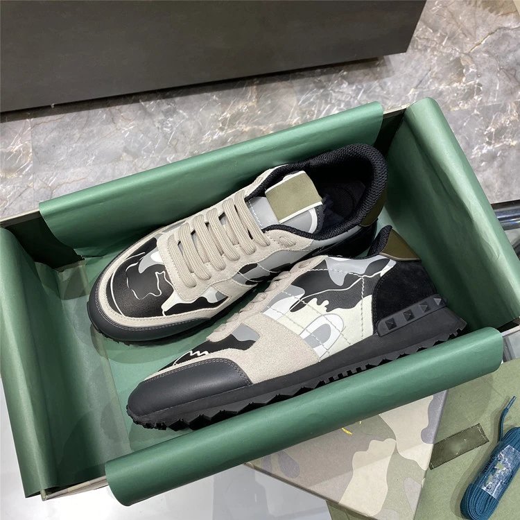 Unbranded Sneakers Low-Top Camouflage Studded — 13