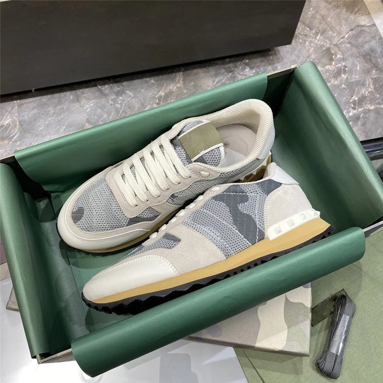 Unbranded Sneakers Low-Top Camouflage Studded — 20