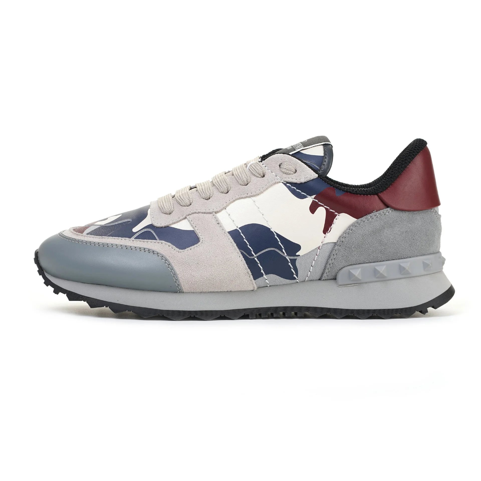 Unbranded Sneakers Low-Top Camouflage Studded — 28