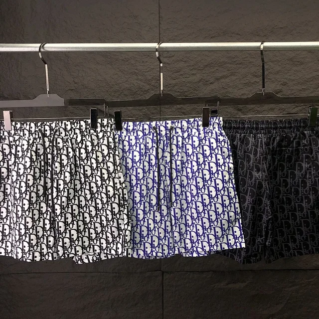 Dior Swimwear Oblique monogram drawstring swim shorts product detail image 1