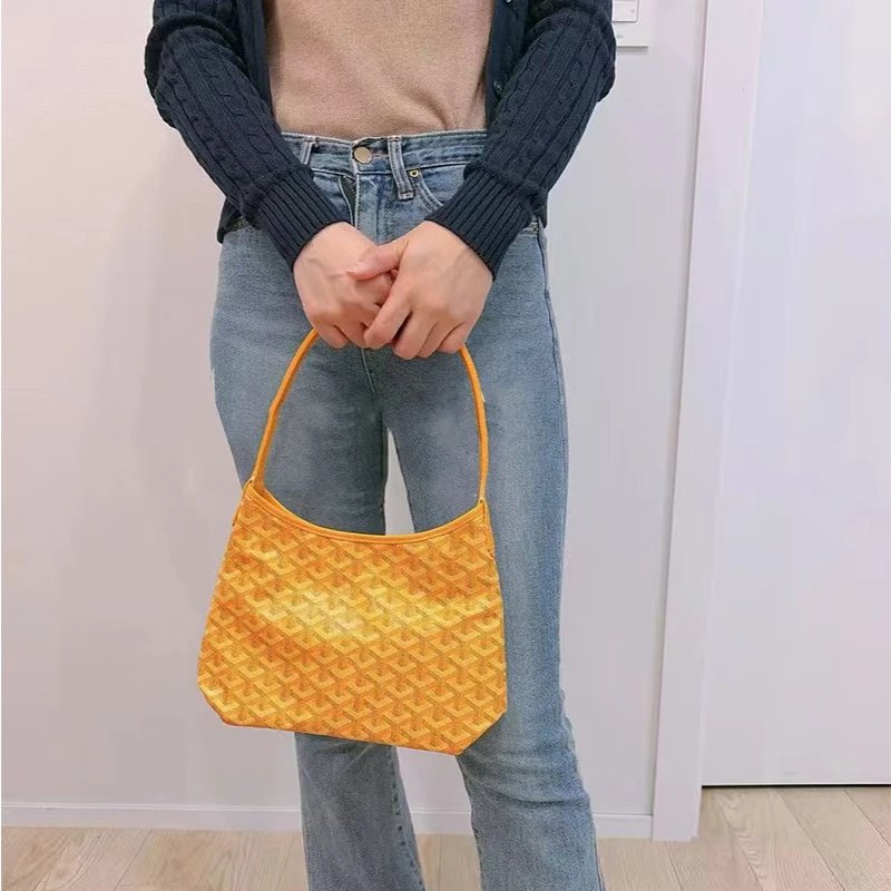 Goyard Shoulder Bags Goyardine hobo bag — High quality mini hobo Yellow