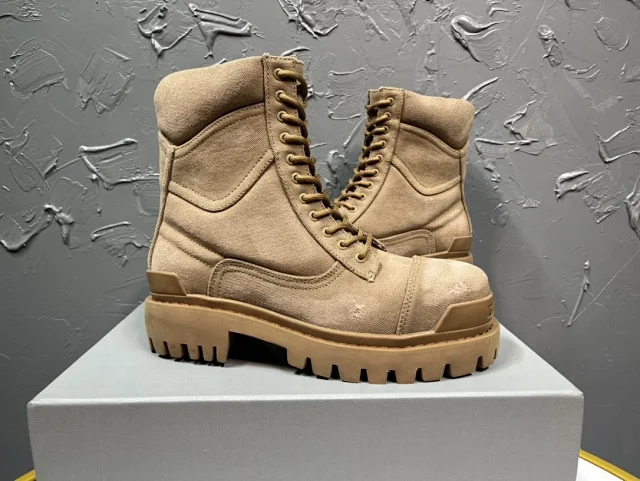 Unbranded Boots Lace-Up Ankle with Lug Soles product detail image 1