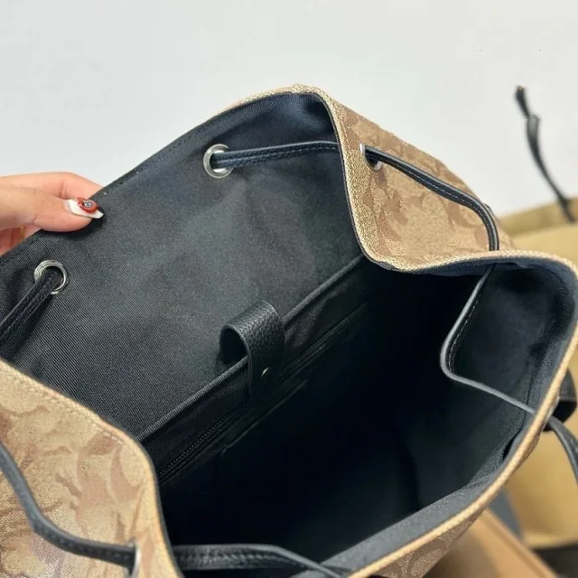 Coach Backpacks Flap Backpack with Side Pockets product detail image 4