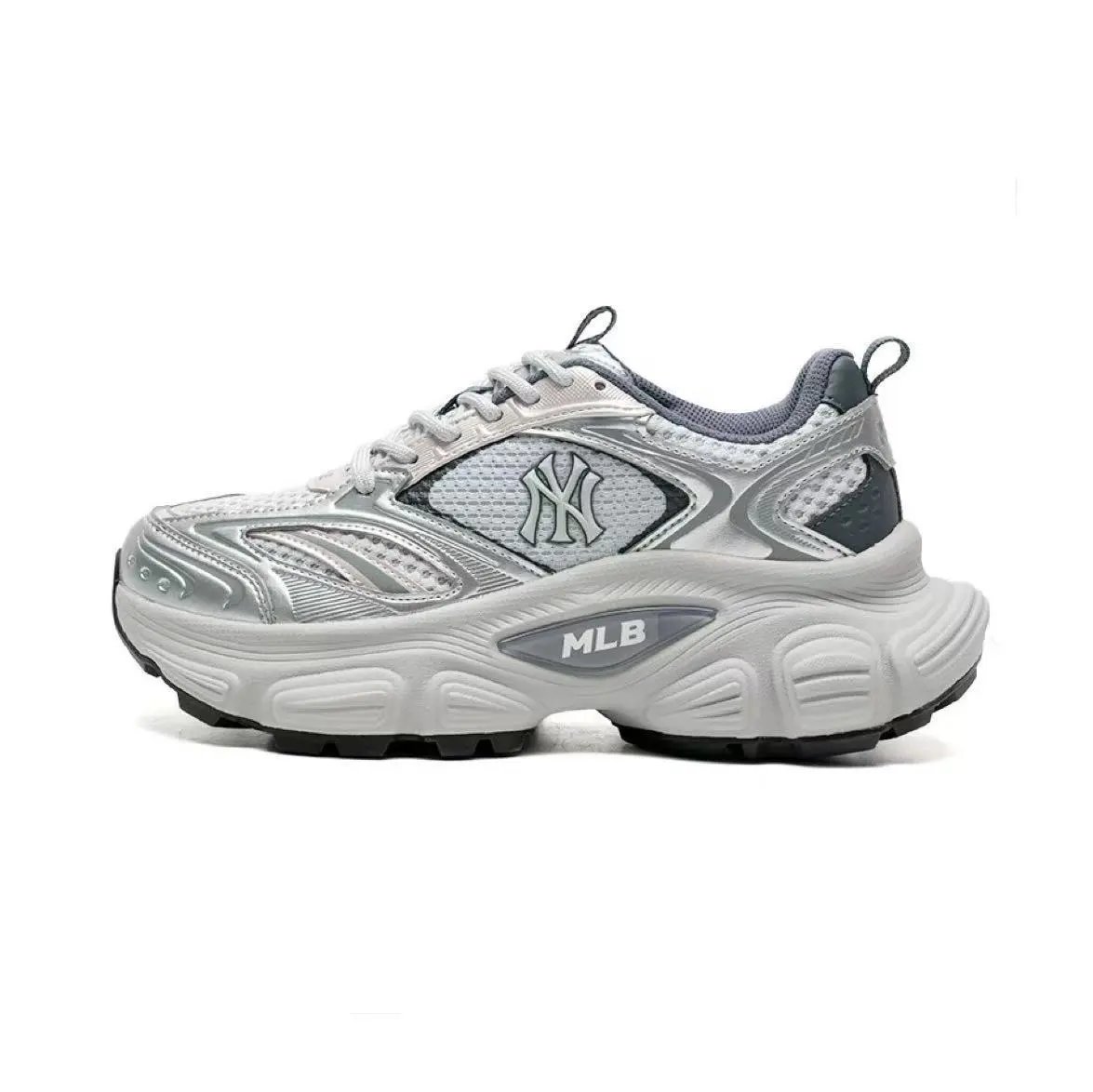MLB Sneakers Chunky platform — New York Yankees/Light Grey