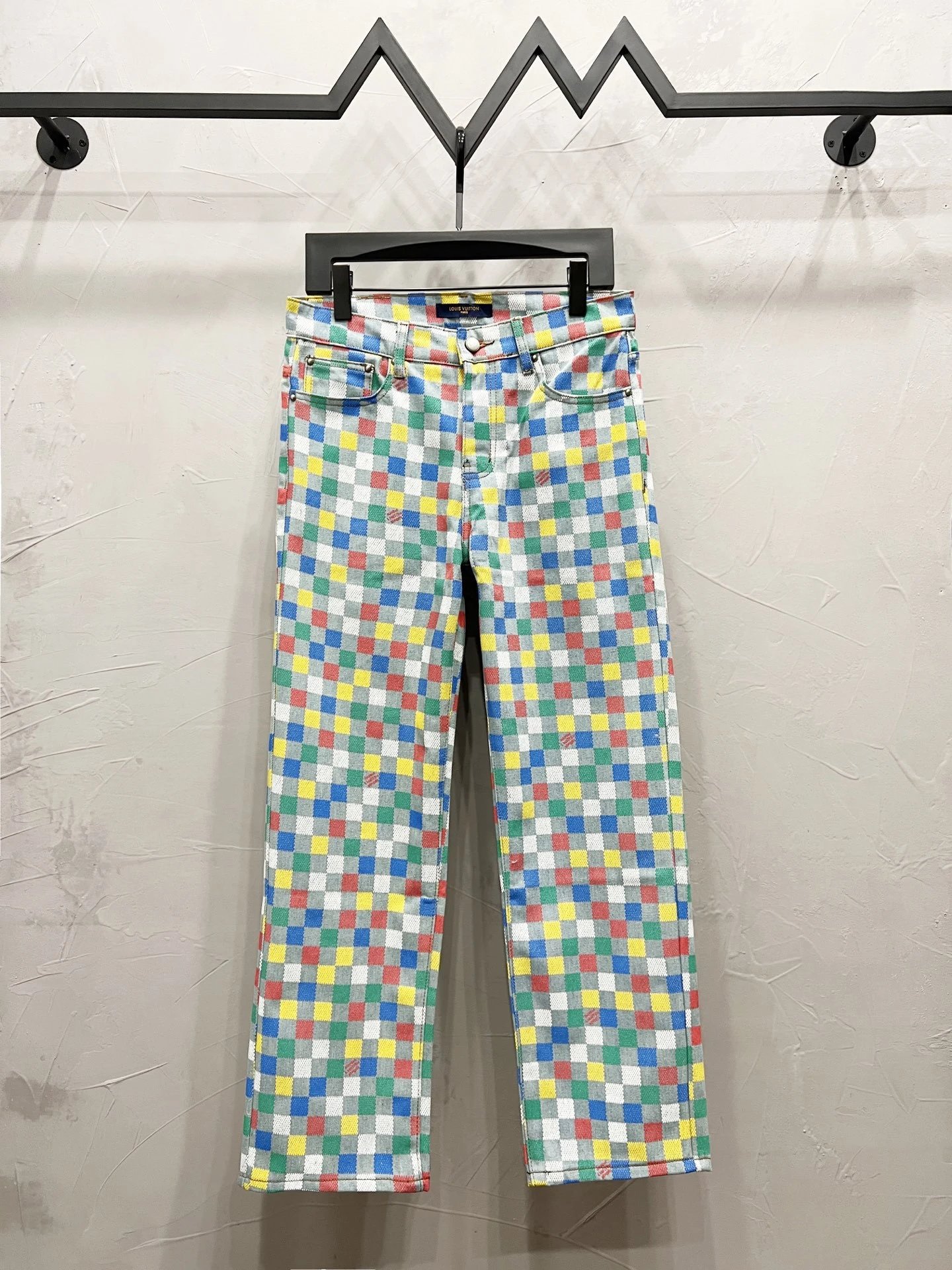 Louis Vuitton Patterned Denim Jeans — M874