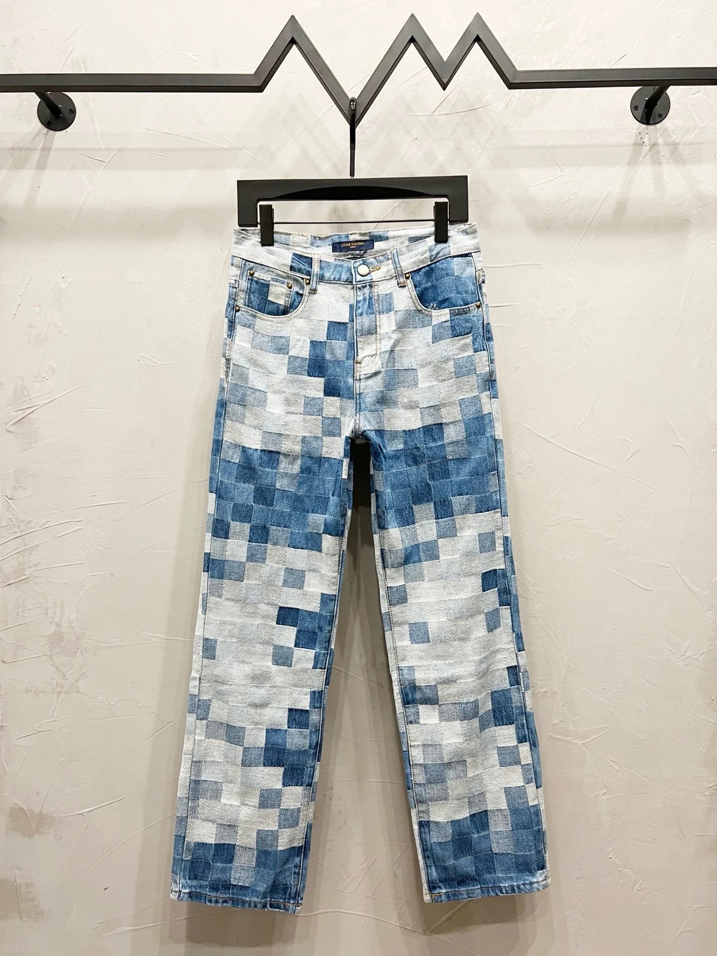 Louis Vuitton Patterned Denim Jeans — M1205
