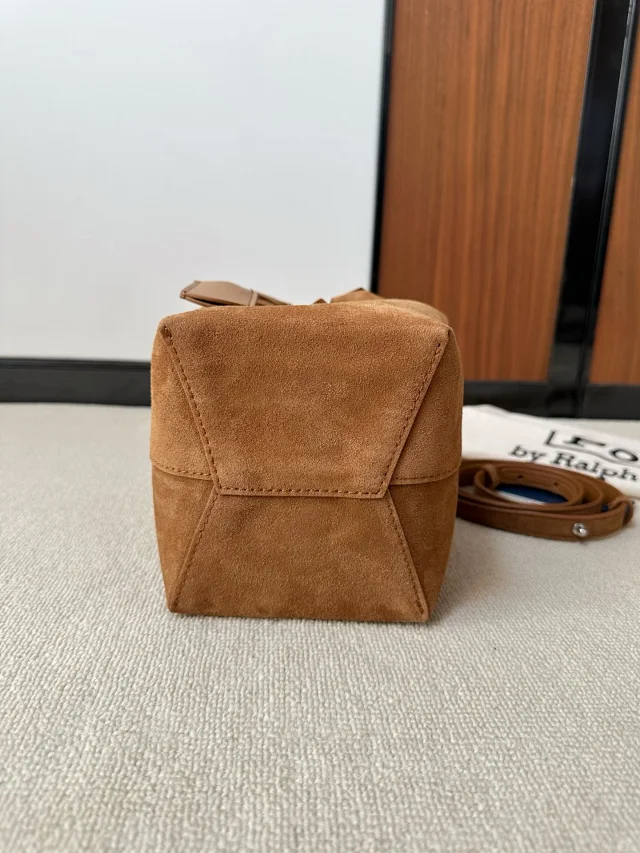 Polo Ralph Lauren Handbags Suede small tote bag with pony embroidery product detail image 3