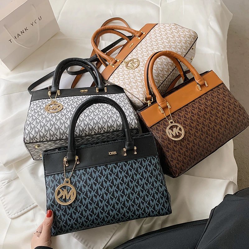 ELKORS Handbags Monogram top-handle satchel with detachable shoulder strap product image