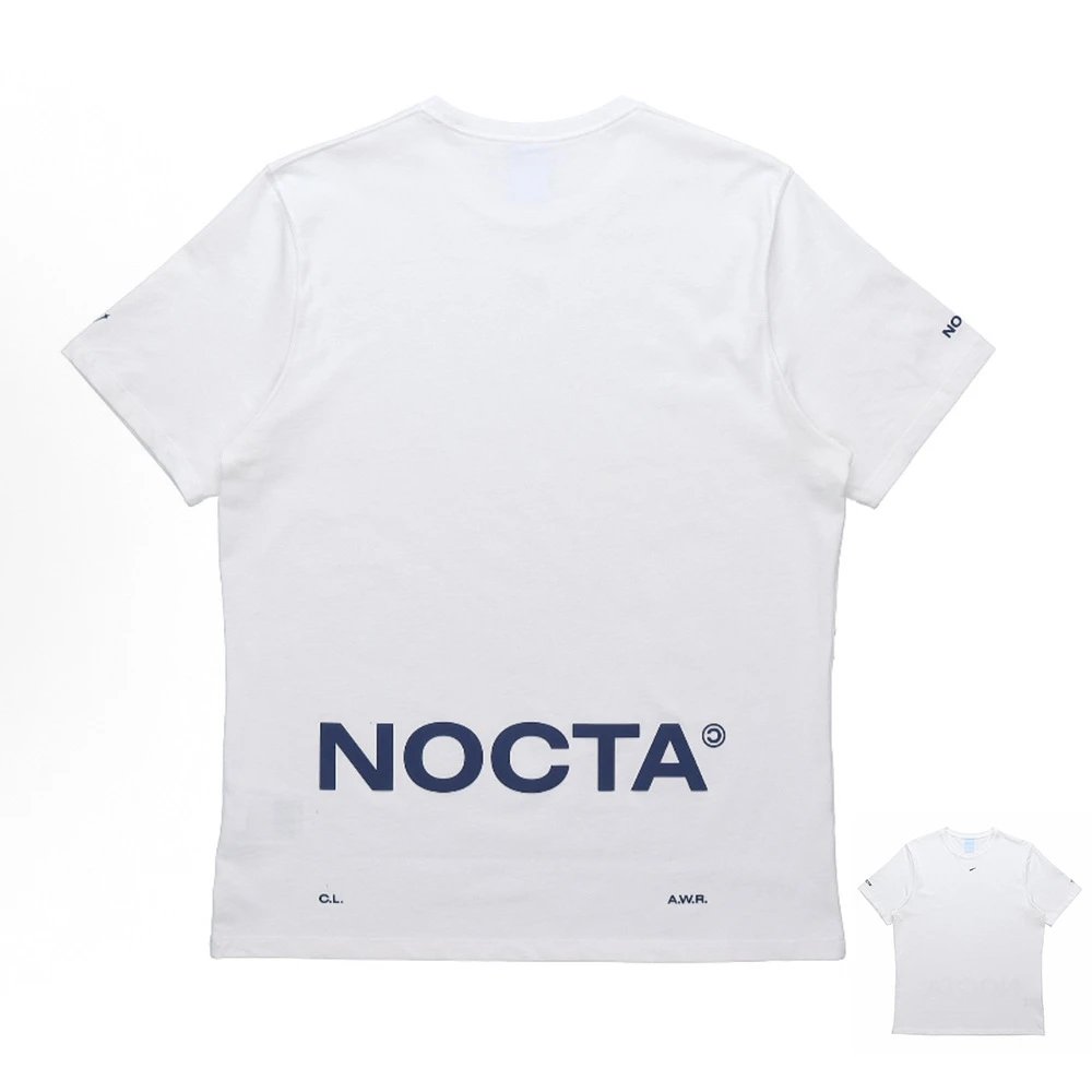 NOCTA T-Shirts Logo Graphic Crewneck T-Shirt — Style 6-White