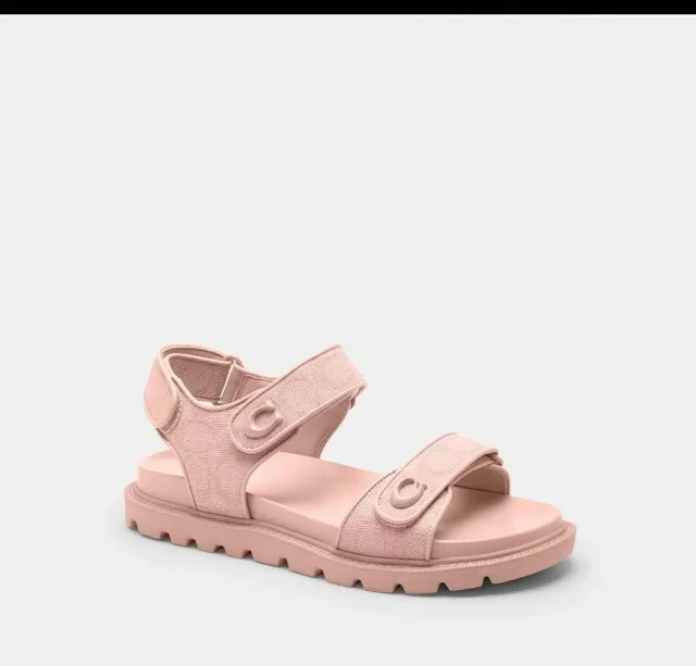 Coach Slippers Logo-pattern slide with lug sole product detail image 25