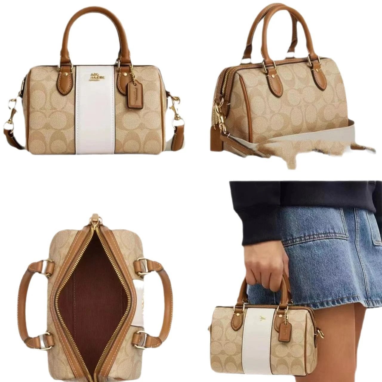 Coach Handbags Rowan Satchel image 5