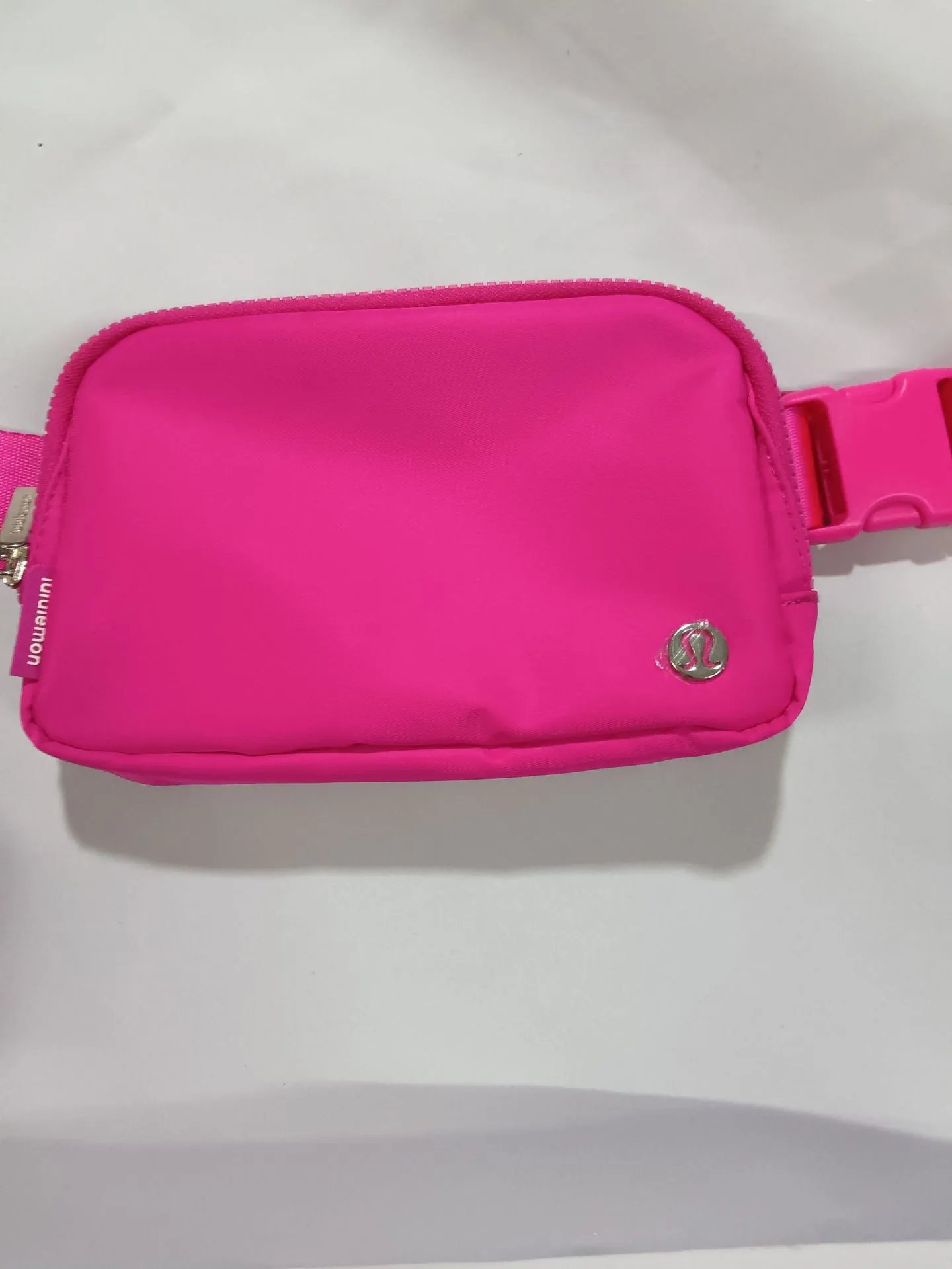Lululemon Crossbody Bags Nylon Belt Bag — Rose red