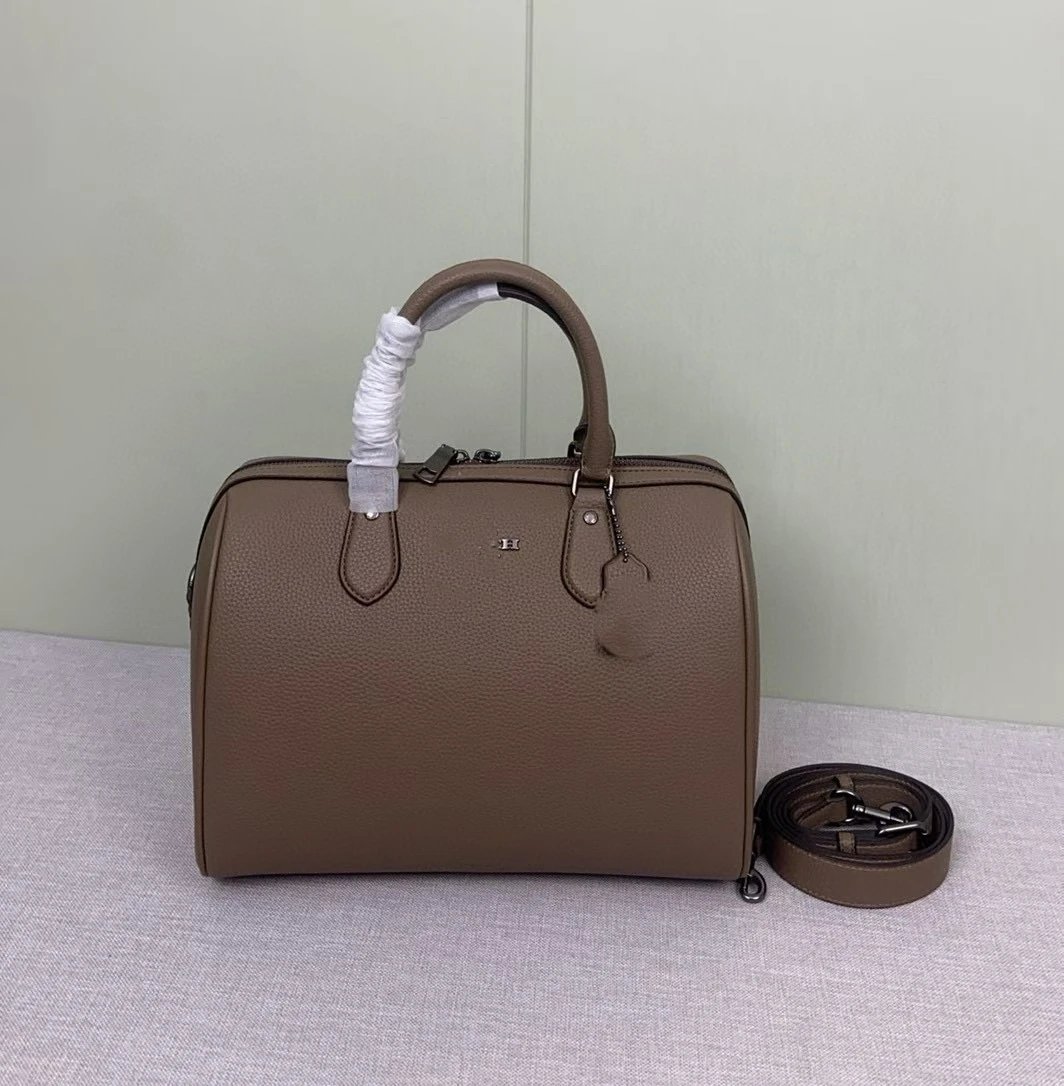 Coach Handbags Rowan Satchel — 26 cm Large size khaki