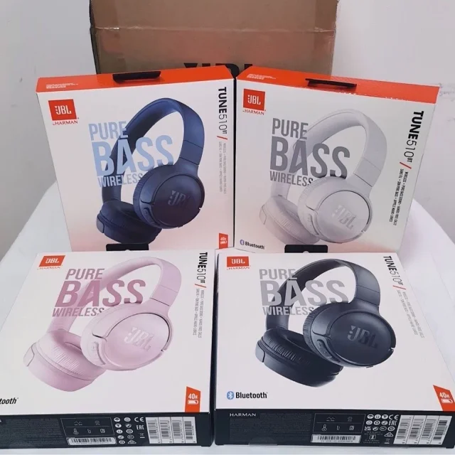 JBL Headphones TUNE 510BT wireless on-ear product detail image 1
