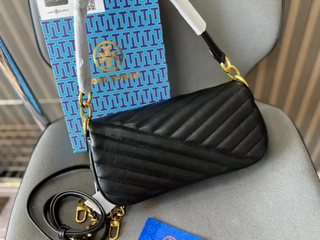 Tory Burch Shoulder Bags Kira Quilted Baguette product detail image 22