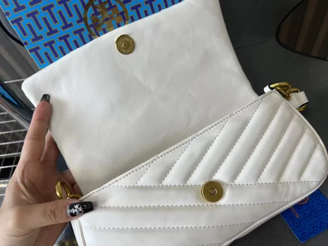 Tory Burch Shoulder Bags Kira Quilted Baguette product detail image 30