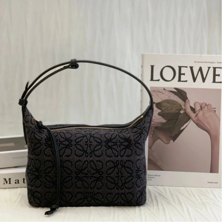 Loewe Shoulder Bags Anagram jacquard zip-top bag image 3