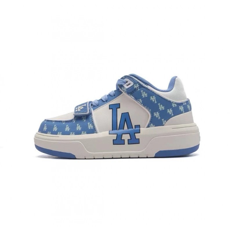 MLB Sneakers Low-top platform with baseball team logos — Light blue