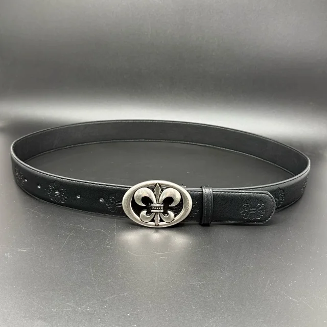 Unbranded Belts Embossed Cross Pattern with Ornamental Buckle product detail image 7