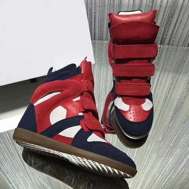 Isabel Marant Sneakers Bekett Hidden-Wedge High-Top Strap product detail image 5