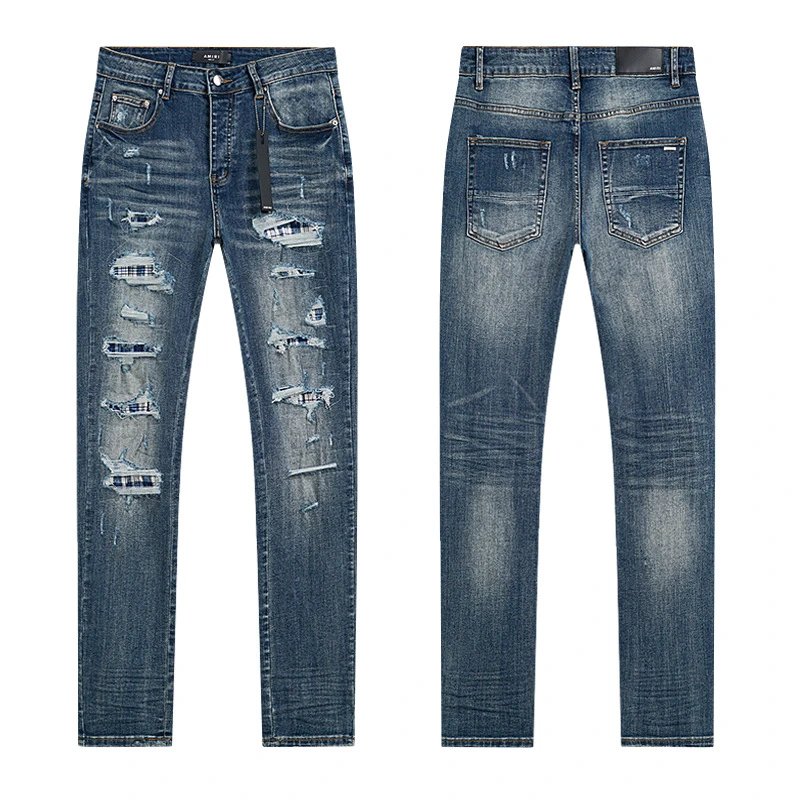 PURPLE BRAND Jeans Distressed and paint-splatter denim — AM338