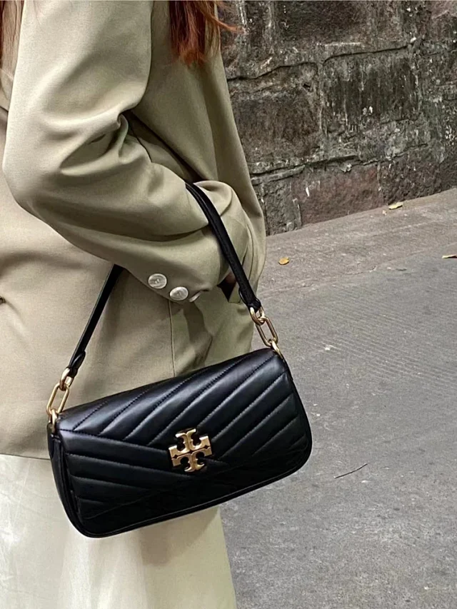 Tory Burch Shoulder Bags Kira Quilted Baguette product detail image 4