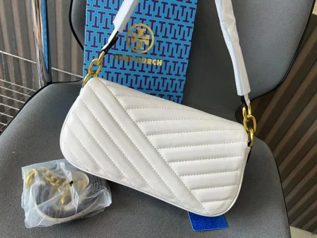 Tory Burch Shoulder Bags Kira Quilted Baguette product detail image 32