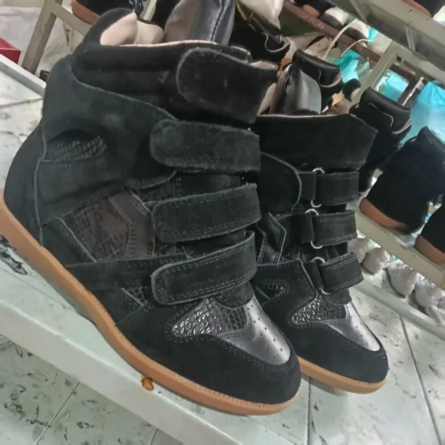 Isabel Marant Sneakers Bekett Hidden-Wedge High-Top Strap product detail image 33