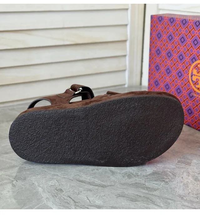 Tory Burch Sandals Kira platform with logo-embellished adjustable straps product detail image 11