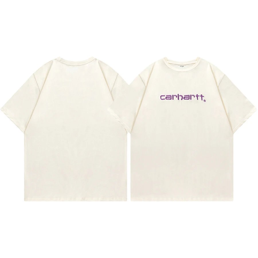 Carhartt T-Shirts Short-Sleeve Pocket T-Shirt with Logo Patch — 03 Apricot Color