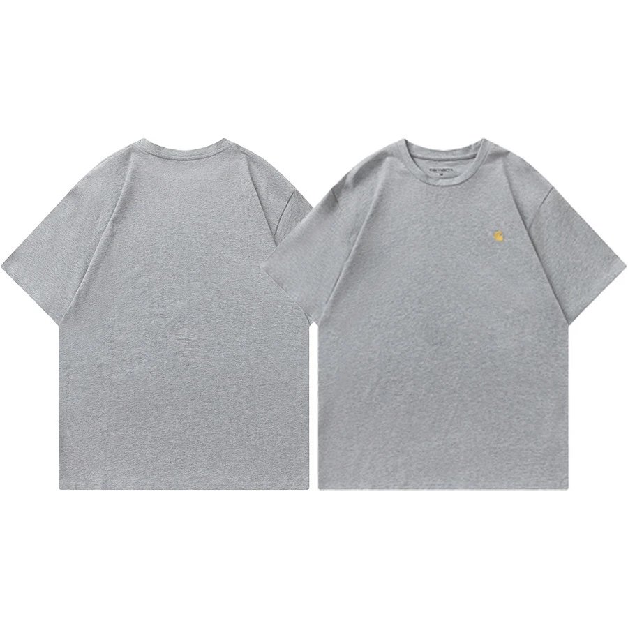 Carhartt T-Shirts Short-Sleeve Pocket T-Shirt with Logo Patch — 09 Gray Card