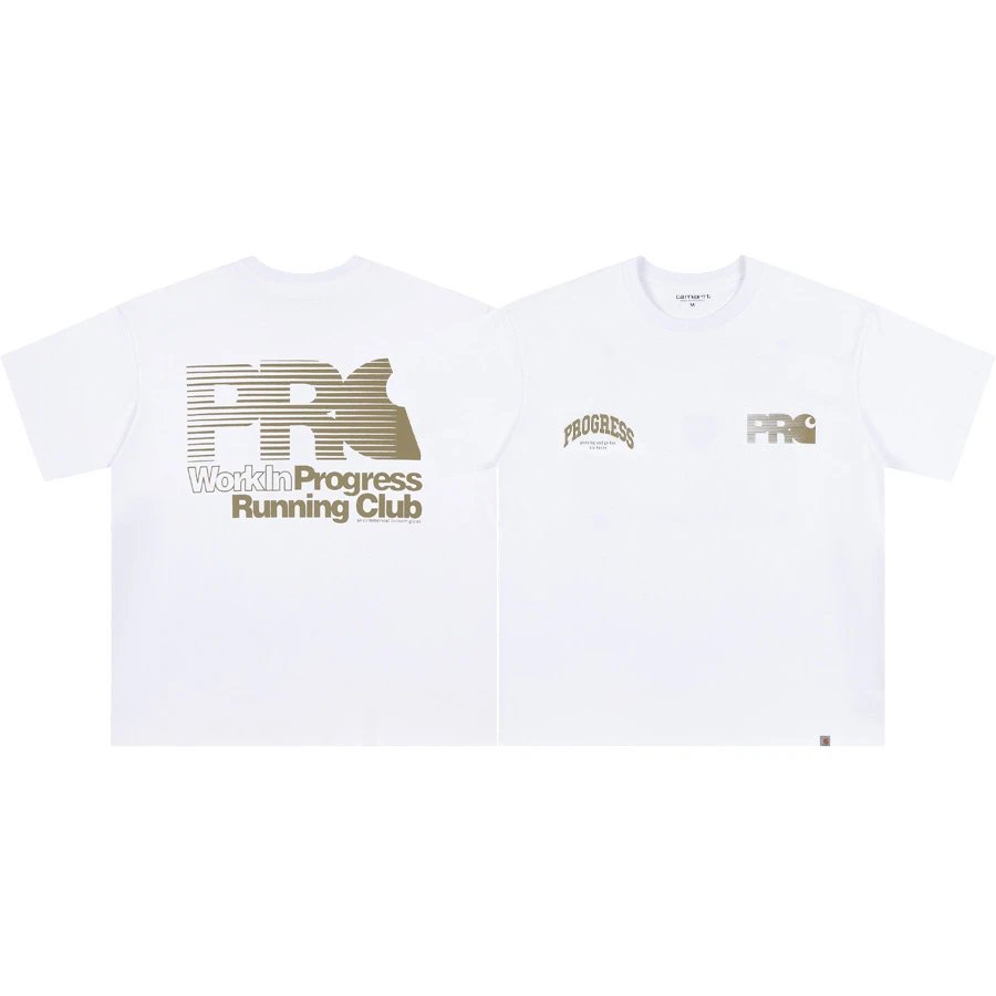 Carhartt T-Shirts Short-Sleeve Pocket T-Shirt with Logo Patch — 17 white