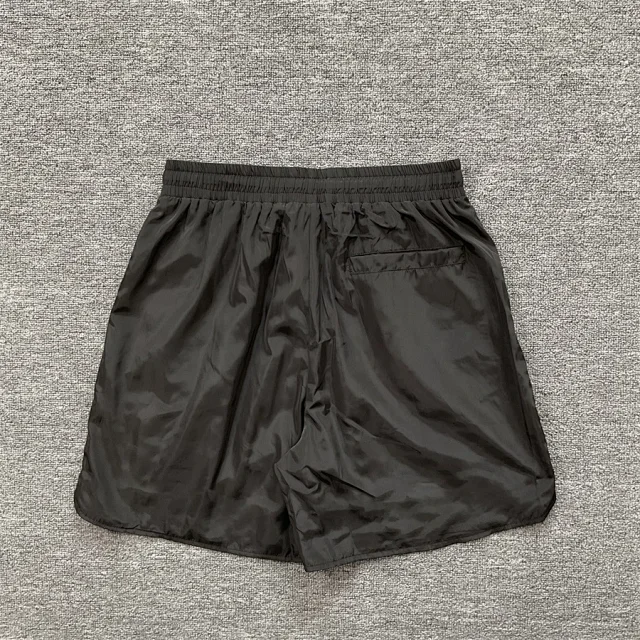 Saint Vanity Shorts Drawstring with embroidered patch and side rivets product detail image 10
